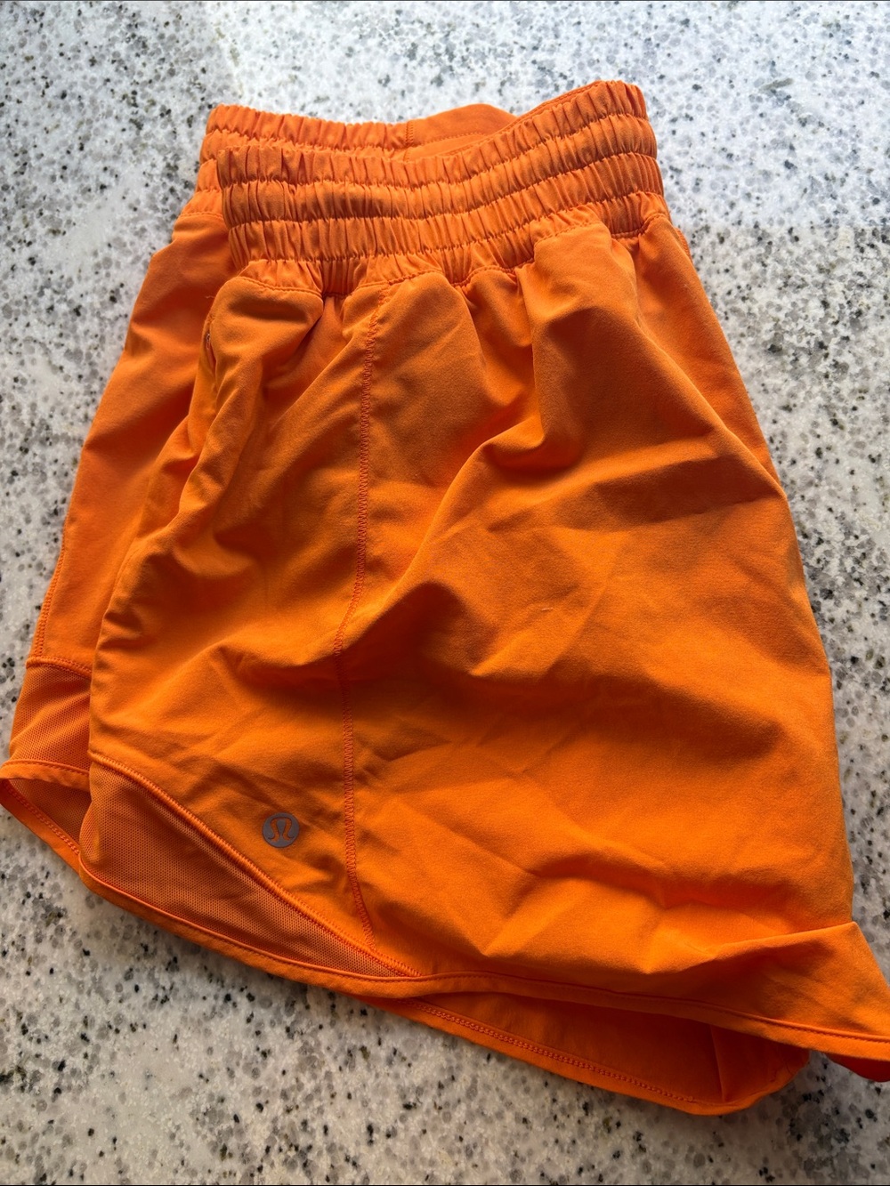 lululemon athletica Orange Athletic Shorts